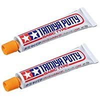 Los mejores  - Outletdelocio.. Tamiya 87053. Pack 2 Unidades Masilla Putty Gris (64 Gramos en Total). Secado rapido